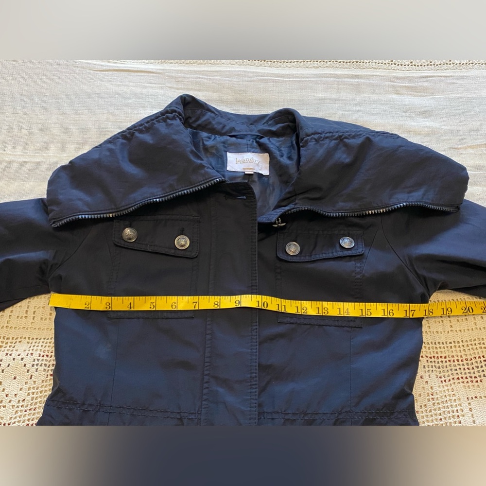Laundry by Shelli Segal navy blue winter jacket size small - Picture 6 of 9